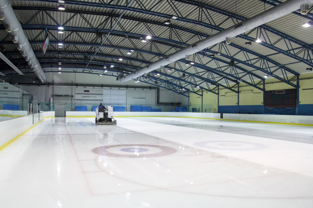 Ice rink conversion
